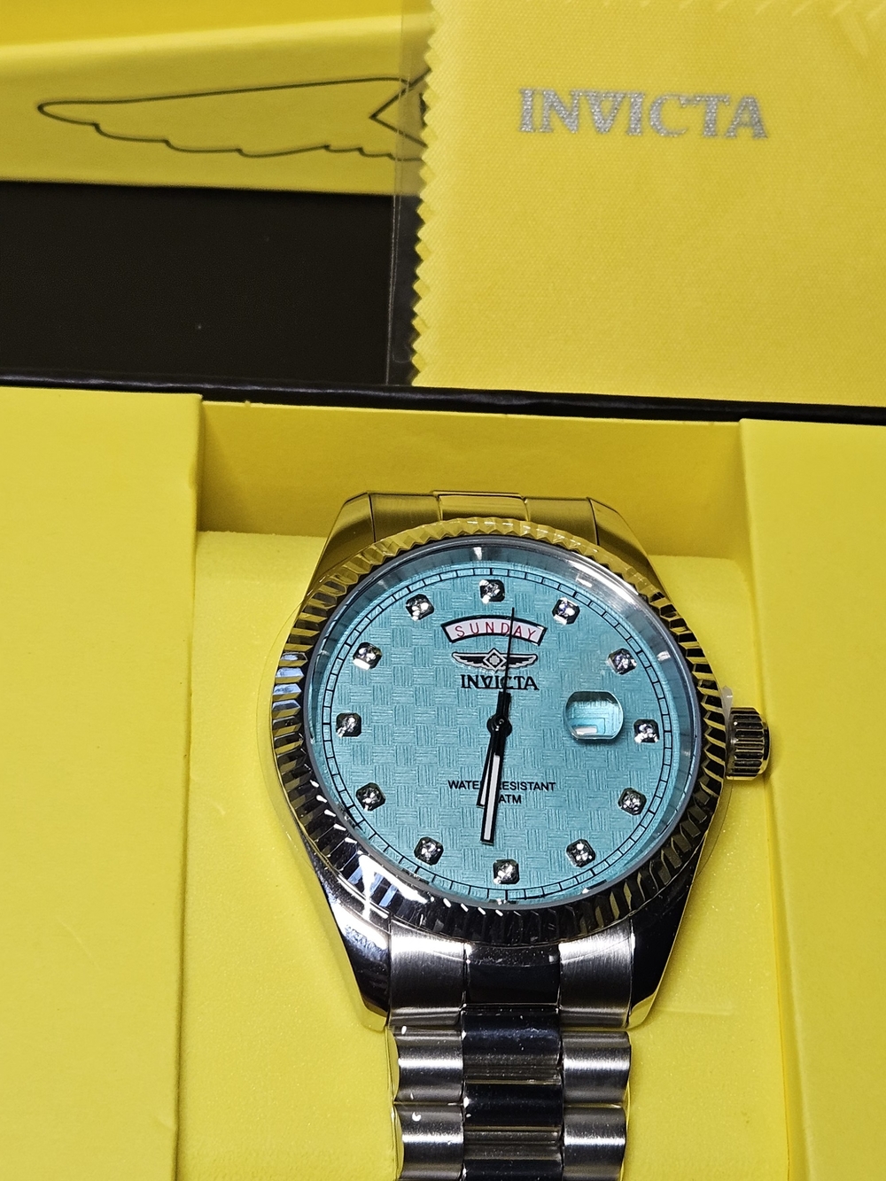 Invicta Specialty Striad Command 43mm Watch - Tiffany Blue Dial 51048